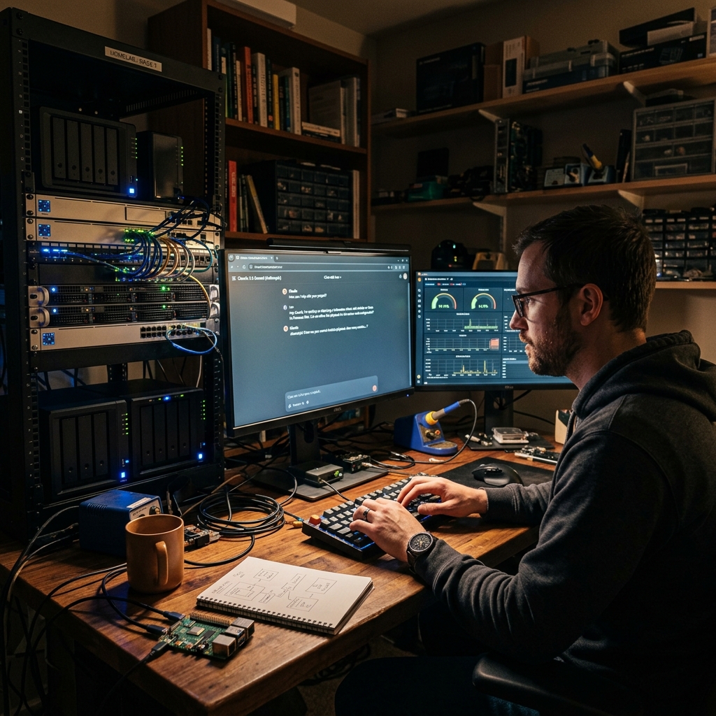 One person, one terminal, a team of AI agents: how I build software now